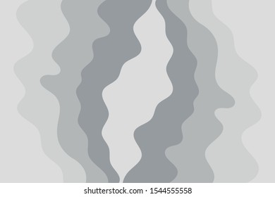 Abstract vector gray background with curved lines. Pattern backdrop for landing pages.