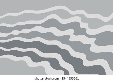 Abstract vector gray background with curved lines. Pattern backdrop for landing pages.