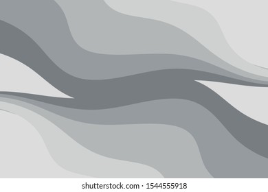 Abstract vector gray background with curved lines. Pattern backdrop for landing pages.