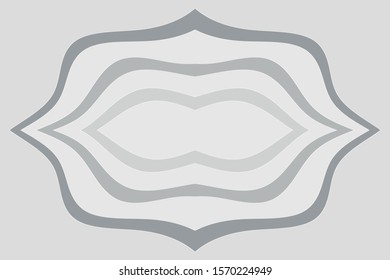 Abstract vector gray background with curved lines. Pattern backdrop for landing pages.