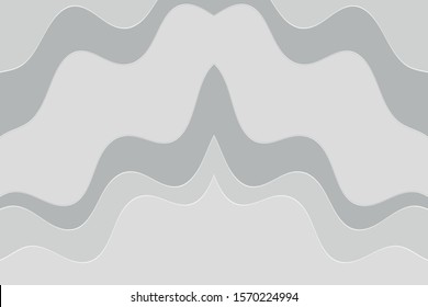 Abstract vector gray background with curved lines. Pattern backdrop for landing pages.