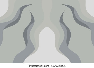 Abstract vector gray background with curved lines. Pattern backdrop for landing pages.