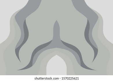 Abstract vector gray background with curved lines. Pattern backdrop for landing pages.