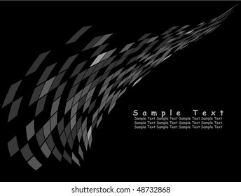 Abstract vector gray mosaic background