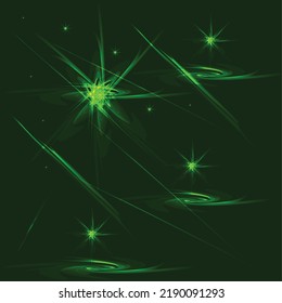 Abstract vector green background with glow effect.
Decor element. Design template for backdrop, cover, wallpaper, packaging, texture, presentations.

