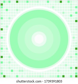 Abstract vector green color graphic circular pattern, For Design Flyer, Banner, Landing Page. Vector Illustration with Color Gradient2