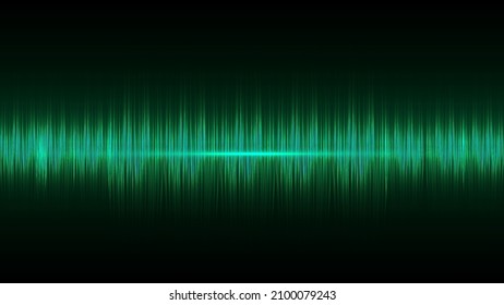 Abstract vector green light line background.