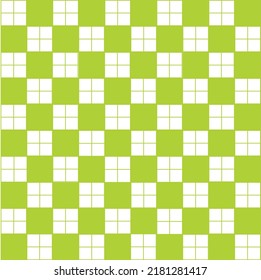 Abstract Vector green plaid Checkered Squares Pattern
grid