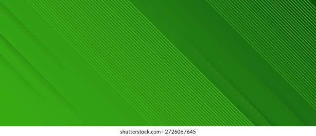 Abstrakter Vektor grün sportlich Hintergrund Vorlage Vektor mit glänzenden Linien und Lichter. Grüner Hintergrund mit starkem Muster-Design. abstrakte Dekoration