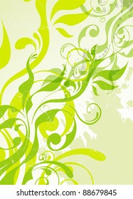 abstract vector green summer background eps 8