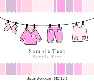 Abstract vector greetings card for design use.