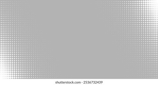 Abstract vector grey background with dotted pattern