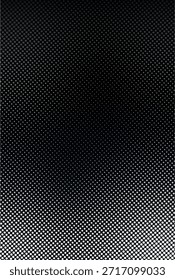 Abstrakter Vektorgrau-schwarz-weißer Hintergrund mit Rasterpunkt-Mesh. Hintergrundvorlage