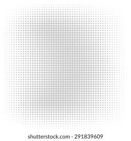 Abstract vector grey dotted halftone background