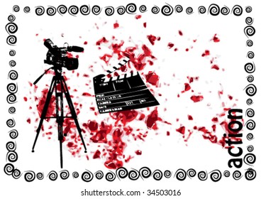 abstract vector grunge background