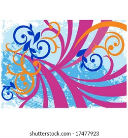 Abstract vector grunge background or banner