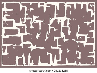 Abstract vector grunge background. Composition of irregular shapes created using handmade camera-less photographic print.