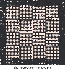 Abstract vector grunge background. Composition of irregular geometric elements.