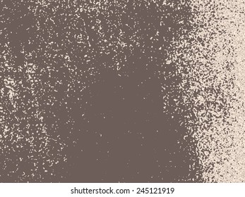 Abstract vector grunge background. Monochrome composition of irregular grained elements. Created using handmade camera-less photograph.