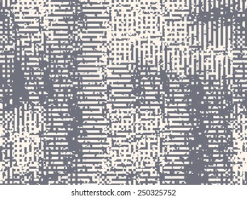 Abstract vector grunge background. Monochrome composition of irregular diffused line elements.