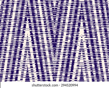 Abstract vector grunge background. Monochrome composition of irregular geometric elements.