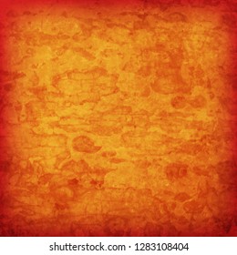 abstract vector grunge background - orange and yellow