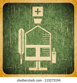 Abstract vector grunge background profession