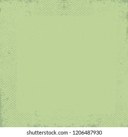 Abstract vector grunge background. Vector of grunge background with space for text. Green grunge vintage old paper background