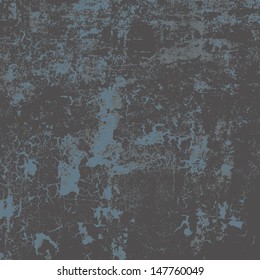 Abstract vector grunge background in three colors, no transparency