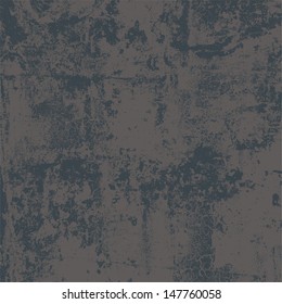 Abstract vector grunge background in two colors, no transparency