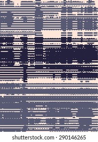 Abstract vector grunge background. Two-tone composition of irregular geometric elements.