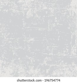 Abstract vector grunge distressed and scratched gray weathered paint background