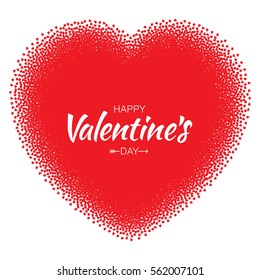 Abstract Vector Grunge Heart Frame with small red Hearts for Design Valentines Day card Background. Wedding Invitation Card Vector illustration EPS10. Logo emblem for health care, medical, treatment.
