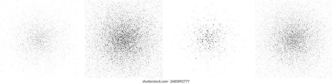 Efecto de angustia texturizado grunge de Vector Abstractas. Efecto de polvo de grano de textura grunge para Elementos gráficos