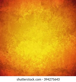 abstract vector grunge yellow background