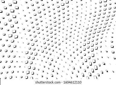 Abstract vector halfton background. Black and white art pop texture