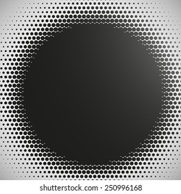 Abstract vector halftone background 