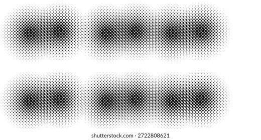 Fondo de semitono de Vector Abstractas. Fondo Abstractas de semitono. Ilustración vectorial. Textura semitono blanco y negro de puntos

