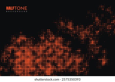 Abstract vector halftone background. Modern background vector illustration.