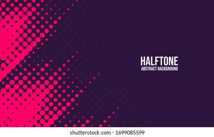  Abstract vector halftone background monochrome printing raster 