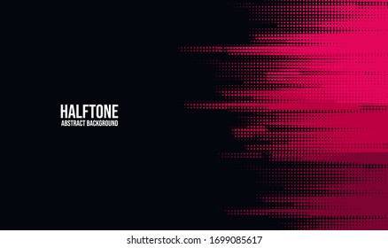  Rastreador de impresión monocromática de fondo medio tono del vector abstracto 