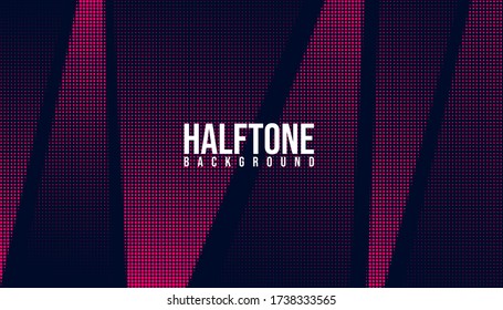 Abstract vector halftone background monochrome printing raster 