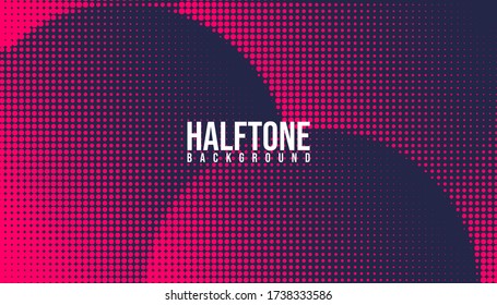 Abstrakter Vektor-Halbton-Hintergrund monochrome Druckraster 