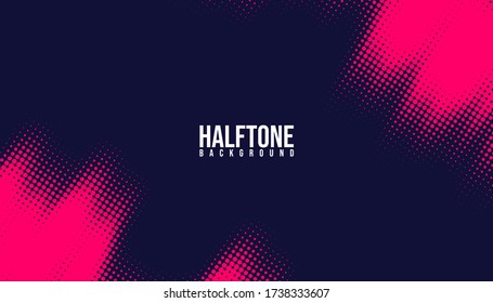  Abstract vector halftone background monochrome printing raster  - Shutterstock ID 1738333607
