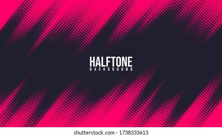  Abstract vector halftone background monochrome printing raster 