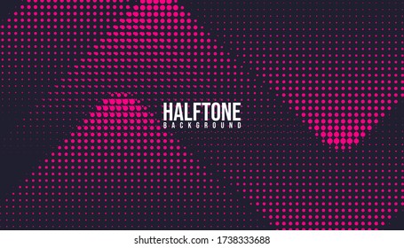  Abstract vector halftone background monochrome printing raster 