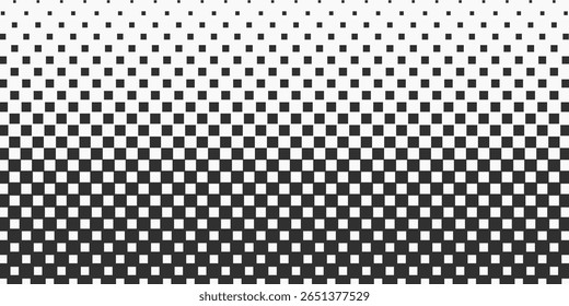 Vetor abstrato meio-tom Checkered padrão geométrico fundo tecnologia. Textura De Meio-Tom Xadrez. Papel de parede de tecnologia dinâmica com estilo mínimo