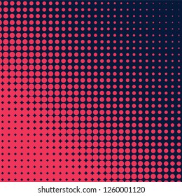 Abstract vector halftone dot pattern background