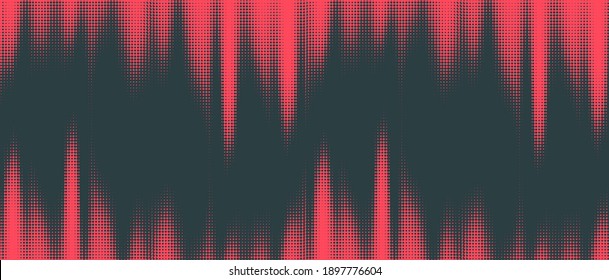 Antecedentes de la tecnología retro de medio tono del vector abstracto