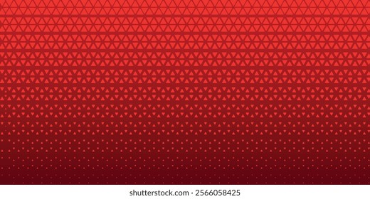 Abstract Vector Halftone Triangle Pattern Geometric Technology Background. Triangle Halftone Texture. Minimal Stylish Dynamic Technology Wallpaper.vector